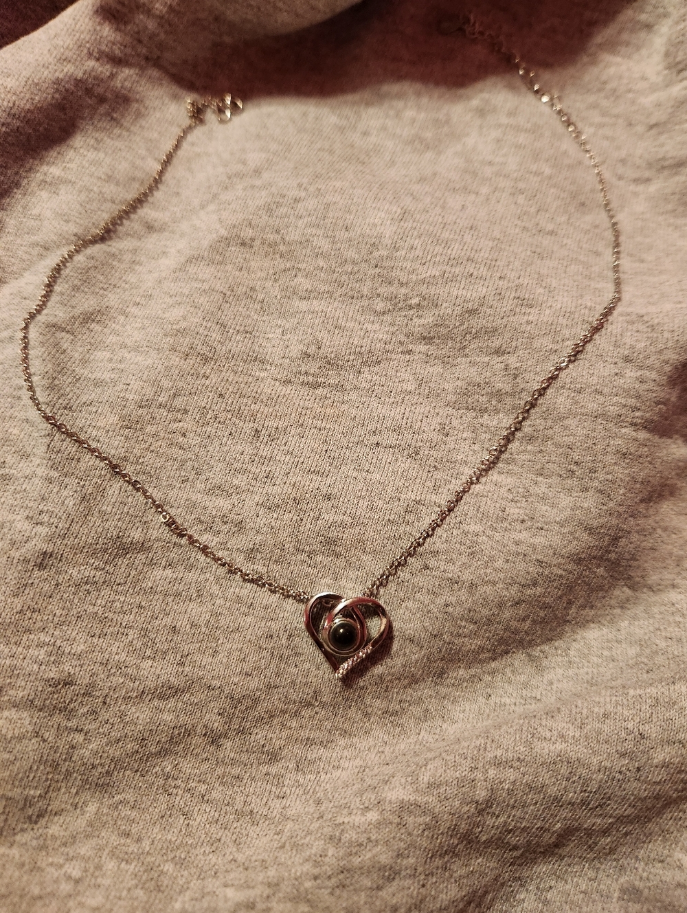 Sterling Silver I Love You Necklace